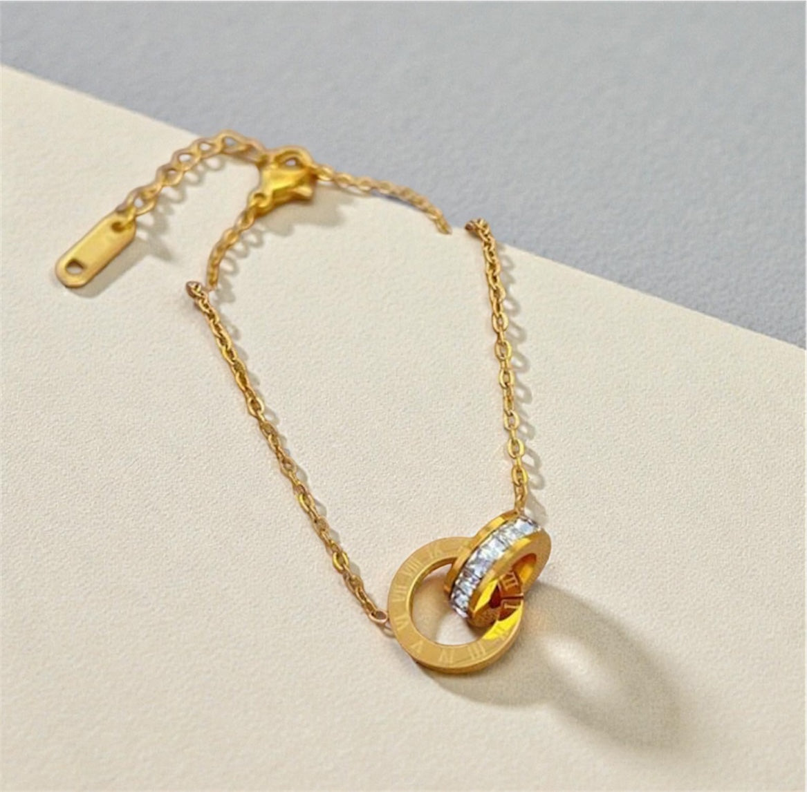 Edelstahl-Armband mit Römischen Ziffern - Minimalistischer Koreanischer Stil